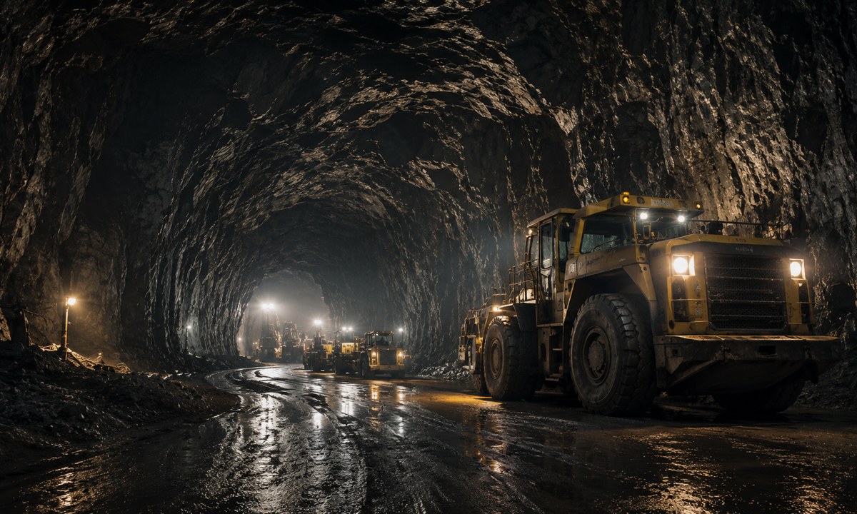 Underground mining environment